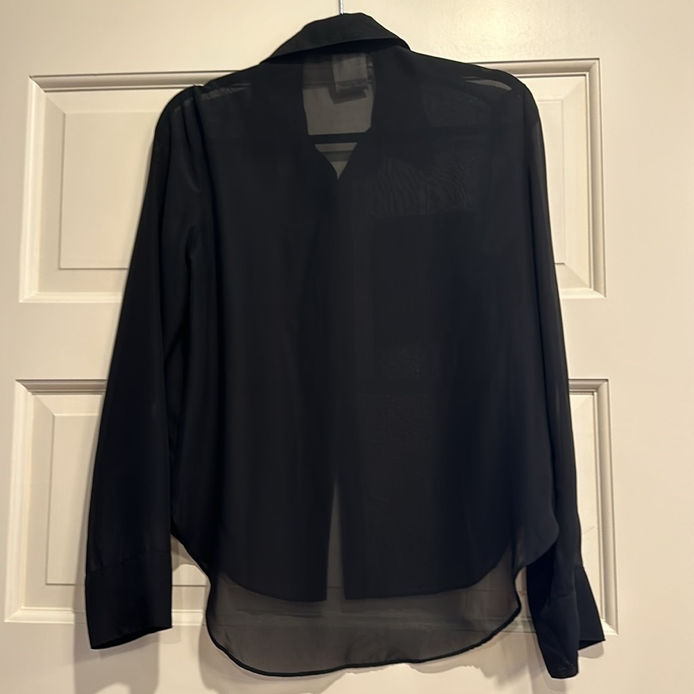 Bcbgeneration Sheer Button Down - image 2